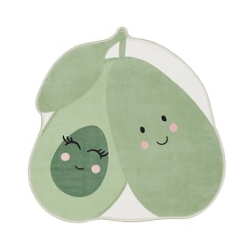 Tapis pour enfants lavable – Berry Avocat Vert - sfeer
