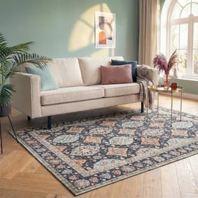 Tapis vintage - Imagine Oriental Bleu