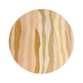 Tapis rond en laine – Liora Beige - product