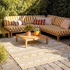 Tapis d'extérieur - Summer Beyond Jaune