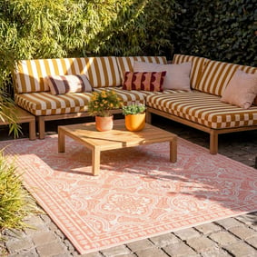 Tapis d'extérieur - Summer Oriental Rose
