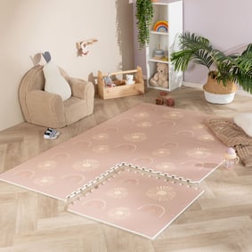 Tapis Puzzle en Mousse – Alfie Sun Rose