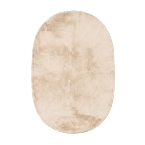Tapis ovale à poils courts – Cozy Crème - sfeer