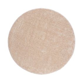 Tapis rond à poils longs - Glazy Crème - sfeer