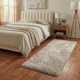 Tapis de couloir lavable - Blaze Beige/Gris
