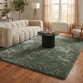Tapis shaggy - Blaze Vert