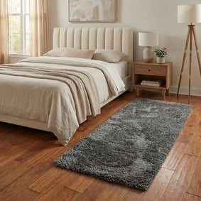 Tapis de couloir lavable - Blaze Gris