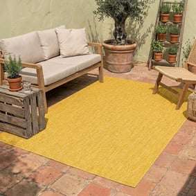 Tapis d'extérieur - Costa Jaune Ocre