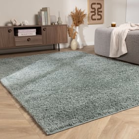 Tapis à poils longs – Wish Bleu/Vert