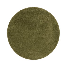 Tapis rond à poils longs – Wish Vert - sfeer