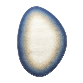 Tapis irrégulier – Mellow Bleu/Jaune - sfeer