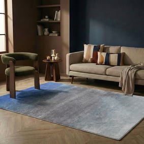 Tapis abstrait – Mellow Bleu