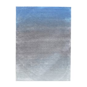 Tapis abstrait – Mellow Bleu - sfeer