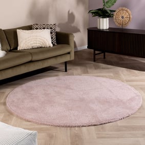 Tapis rond doux - Teddy Rosa