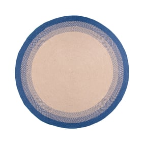 Tapis d'intérieur et d'extérieur rond - Florence Bleu - sfeer