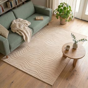 Tapis scandinave - Charm Waves Beige
