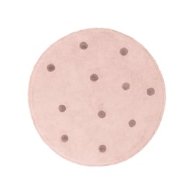 Tapis rond pour chambre d'enfant – Lou Dots Violet - sfeer