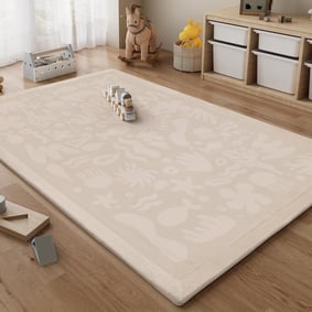 Tapis de jeu lavable - Flo Crème
