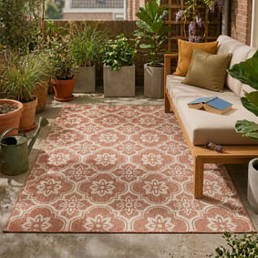 Tapis d’extérieur – Rio Flower Rose