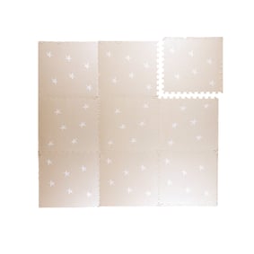 Tapis puzzle en mousse - Alfie XL Stars Gris/Beige - sfeer