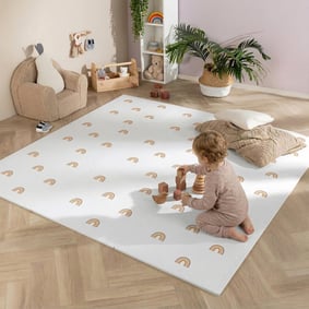 Tapis puzzle en mousse - Alfie XL Rainbow Blanc