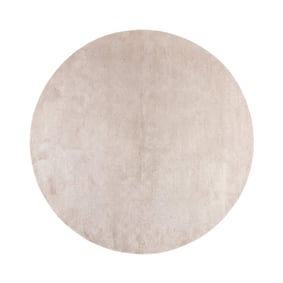 Tapis rond lavable - Clean Beige - product
