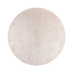 Tapis rond lavable - Clean Crème - product
