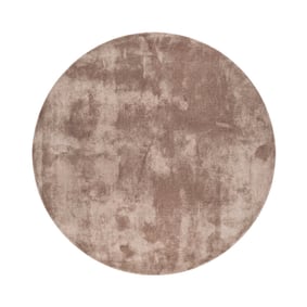 Tapis rond lavable - Clean Marron - product