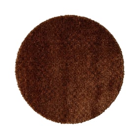 Tapis rond lavable - Clean Marron Foncé - sfeer