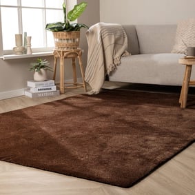 Tapis lavable - Clean Marron Foncé