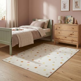 Tapis lavable pour enfant - Evi Confetti Multicolore