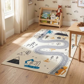 Tapis voiture enfant - Dex Road Bleu