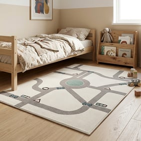 Tapis chambre d'enfant - Bowie Highway Crème