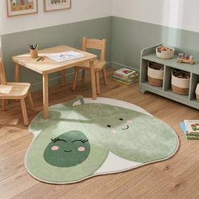 Tapis pour enfants lavable – Berry Avocat Vert