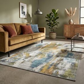 Tapis moderne - Strong Paint Multicolore