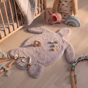 Tapis enfant - Huggy Turtle Gris