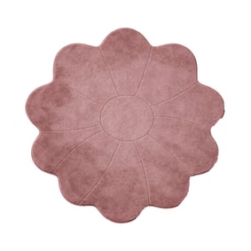 Tapis Enfant Lavable – Coco Fleur Rose Foncé - product