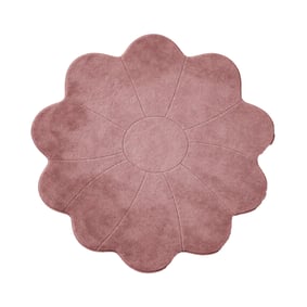 Tapis Enfant Lavable – Coco Fleur Rose Foncé - sfeer