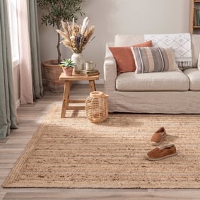 Tapis en jute - Fair Carré Naturel