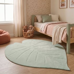 Tapis lavable pour enfant - Coco Leaf Vert