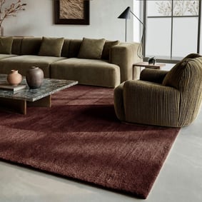 Tapis en laine – Leone Rouge