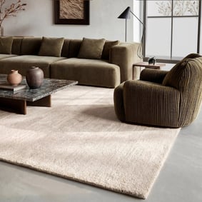 Tapis en laine – Leone Crème