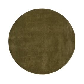 Tapis rond en laine - Leone Vert - sfeer