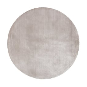 Tapis rond en viscose lavable - Vive Gris - product