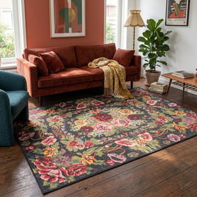 Tapis - Estate Rose kilim Vert