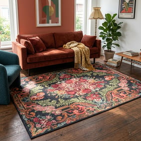 Tapis - Estate Rose Kilim Or