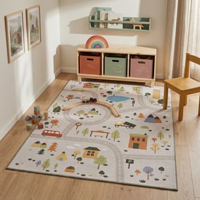 Tapis voiture enfant - Rocky Ride Gris