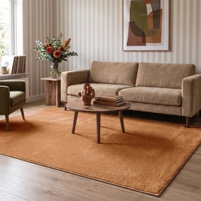 Tapis lavable - Vivid Terracotta