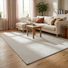 Tapis à poils courts - Essenza Crème