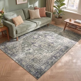 Tapis vintage - Lugan Vert